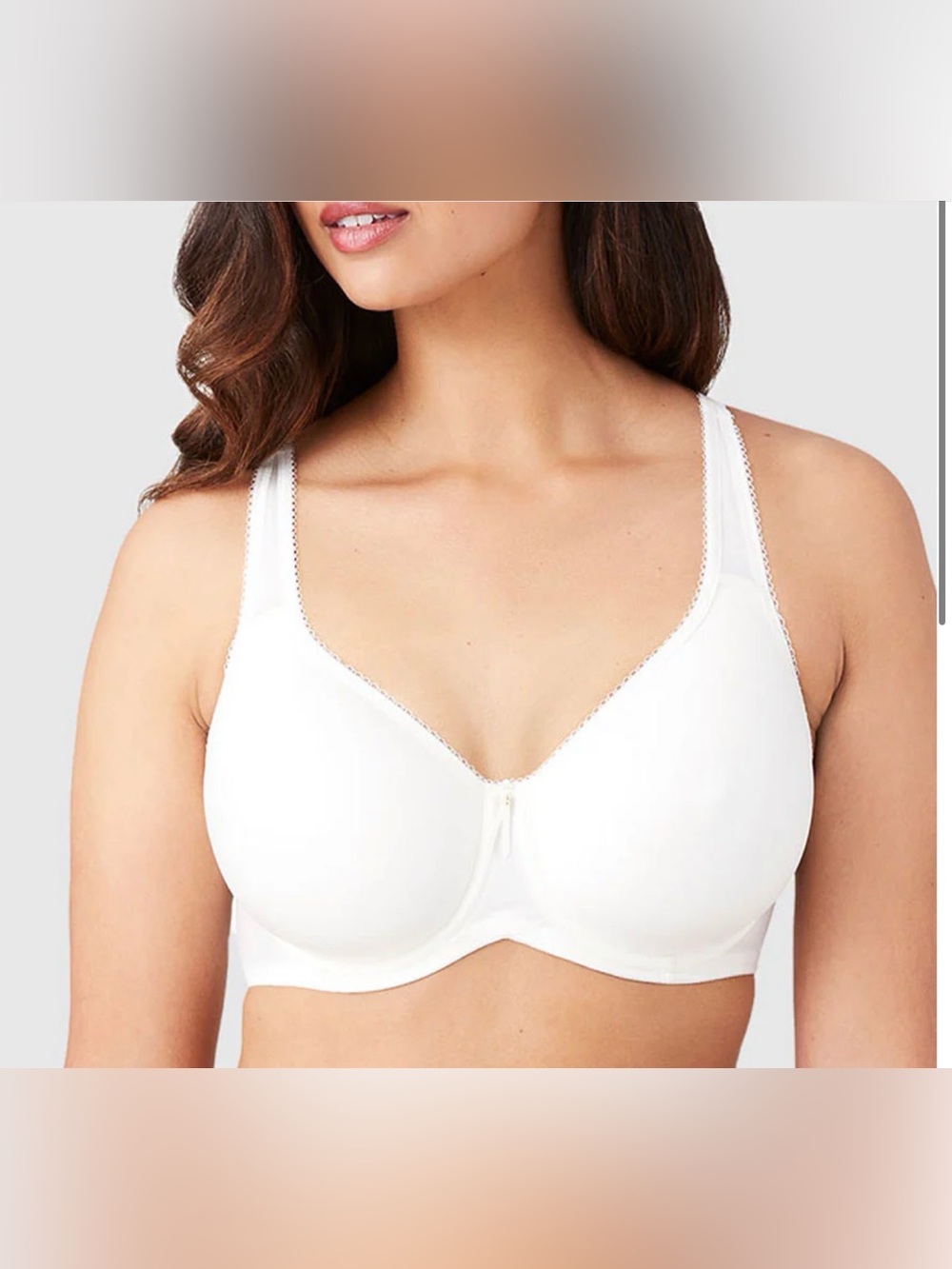 Wacoal 853192 Basic Beauty Contour Spacer Bra 38D White Full Coverage
